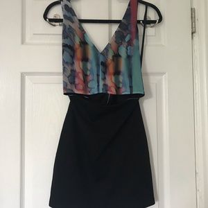 Cut-out Mini Dress